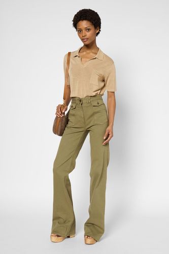 Jean flare kaki - ANNA - Vert Kaki - Gerard Darel - Modalova
