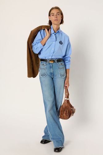 Jean flare à franges - ANNA - Gerard Darel - Modalova