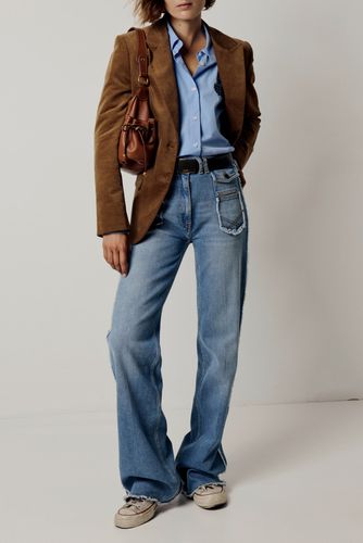 Jean flare à franges - ANNA - Gerard Darel - Modalova