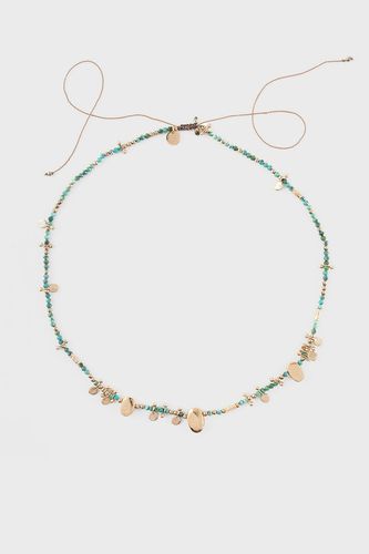 Collier à perle turquoise - SHIVA - GD - Modalova