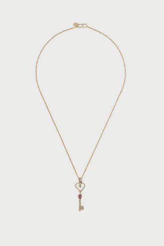 Collier sautoir avec un pendentif clé - LOVE KEY - GD - Modalova