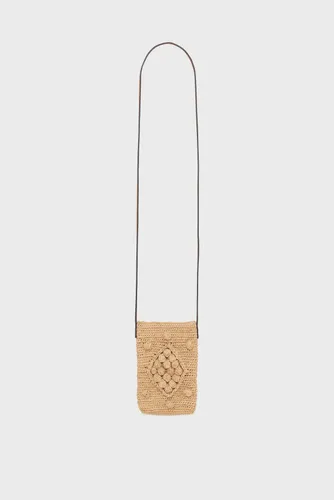 Porte téléphone en raphia - ROSIE - Gerard Darel - Modalova