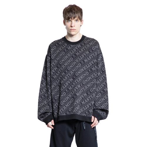 All Over Diagonal Logo Sweatshirt - MASTERMIND WORLD - Modalova