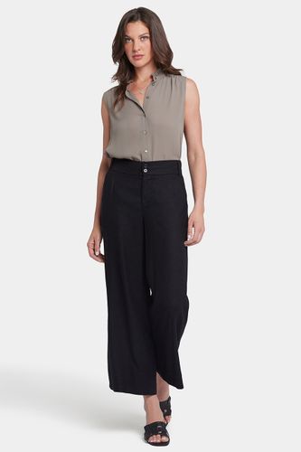 Pantalon Waverly en lin extensible avec taille haute | - Nydj - Modalova