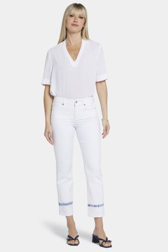 Marilyn Straight Ankle Jeans Denim Coloré Tie Dye Blanc | - Nydj - Modalova