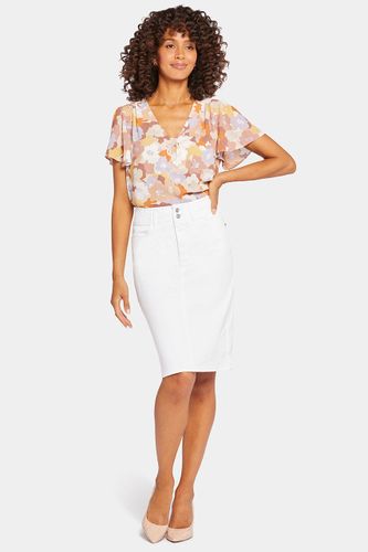 Jupe Taille Haute | Optic White - Nydj - Modalova