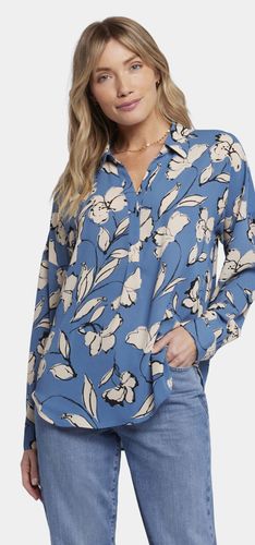 Becky Blouse Imprimé Fleur Bleu | - Nydj - Modalova