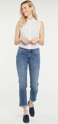 Margot Girlfriend Jeans Premium Denim Bleu Moyen | - Nydj - Modalova