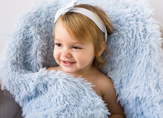 Fluffy Baby Blanket - Powder Koochicoo™️ - Bizzi Growin - Modalova