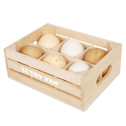 Farm Eggs Half Dozen Crate - Le Toy Van - Modalova