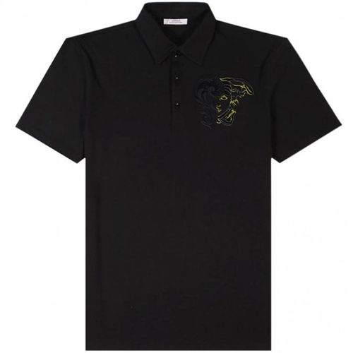 Men's Half Medusa Polo Shirt S - Versace Collection - Modalova