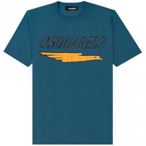 Men's Graphic Print 64 T-shirt L - Dsquared2 - Modalova