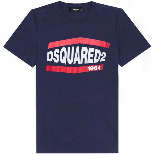 Men's Graphic Logo Print T-shirt S - Dsquared2 - Modalova