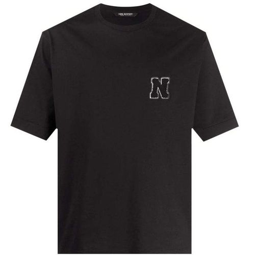 Men's Applique Patch T-Shirt - SMALL - Neil Barrett - Modalova