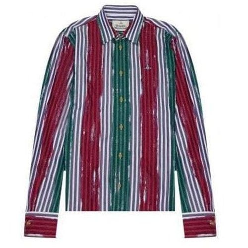 Men's Painted Stripe Shirt Multi-coloured Large - Vivienne Westwood - Modalova