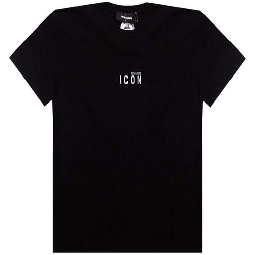 Men's Mini Icon Print Cotton Jersey T-shirt L - Dsquared2 - Modalova