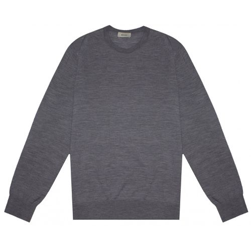 Z Zegna Men's Plain Sweater Grey L - Z Zegna - Modalova