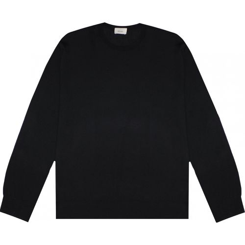 Z Zegna Mens Sweater Plain Black L - Z Zegna - Modalova