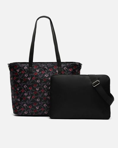 Sacoche d'ordinateur imprimée avec pochette pour ordinateur portable (13,3") - Misako - Modalova