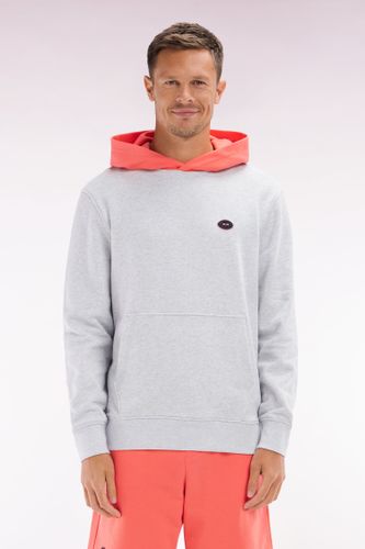 Sweatshirt En Molleton Coton Bicolore Corail Coupe Décontractée - Eden Park - Modalova