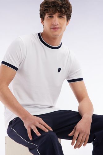 T-shirt En Coton Stretch Coupe Ajustée - Eden Park - Modalova