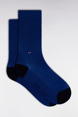Chaussettes Unies En Coton Stretch Mélangé - Eden Park - Modalova