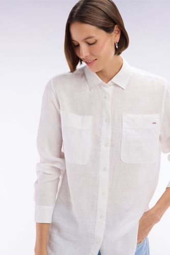 Chemise À Poches Plaquées En Lin Coupe Oversized - Eden Park - Modalova
