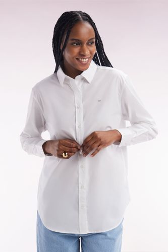 Chemise Unie En Coton Coupe Décontractée - Eden Park - Modalova