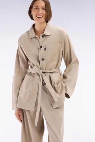 Surchemise Ceinturée En Lin Et Coton Stretch Coupe Oversized - Eden Park - Modalova