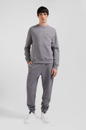 Sweatshirt en molleton coton uni gris coupe Regular - Eden Park - Modalova