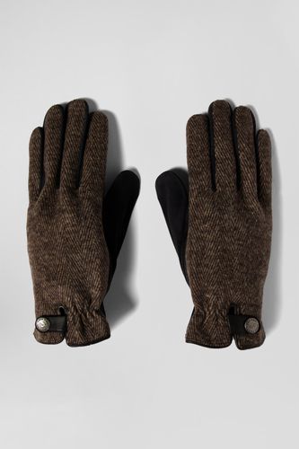 Paire de gants homme en cuir marron - Eden Park - Modalova