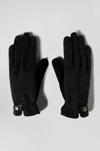 Paire de gants homme en cuir noir - Eden Park - Modalova