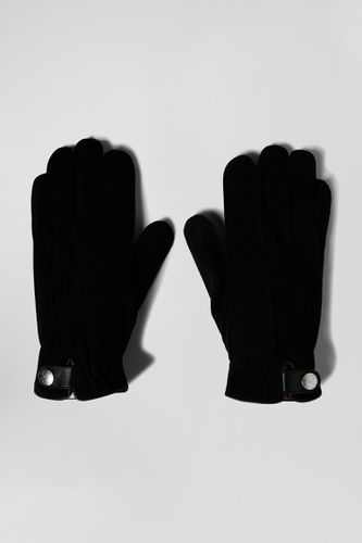 Paire de gants en cuir noir - Eden Park - Modalova