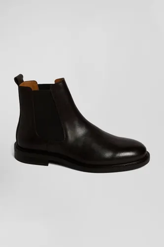 Chelsea boots en cuir marron - Eden Park - Modalova