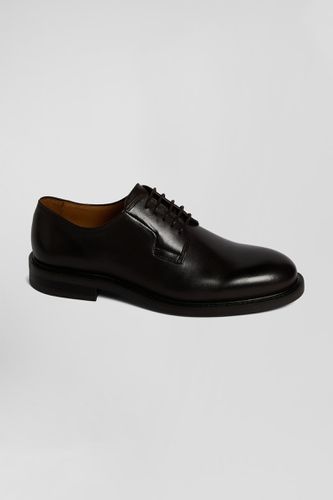 Derbies lacés en cuir marron - Eden Park - Modalova