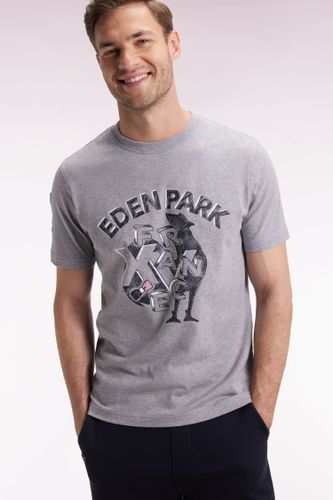 T-shirt À Manches Courtes Sérigraphie Coq Xv De France - Eden Park - Modalova