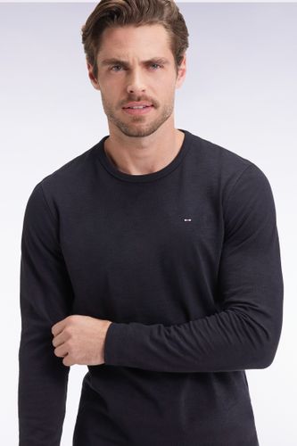 T-shirt À Manches Longues En Coton Slub - Eden Park - Modalova