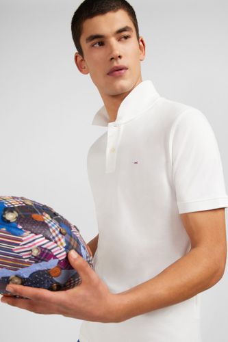 Polo Blanc En Coton Pima Stretch - Eden Park - Modalova