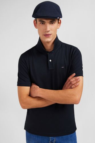 Polo Noir En Coton Pima Stretch - Eden Park - Modalova
