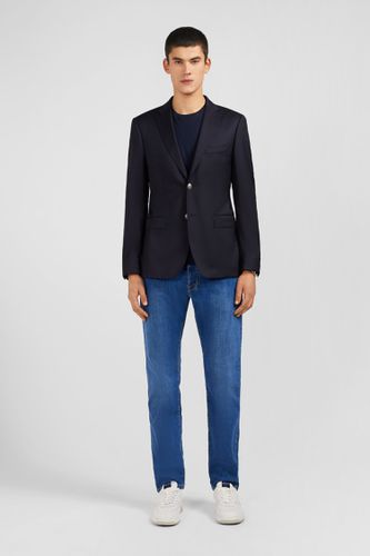 Blazer bleu marine slim fit 100 % laine - EDEN PARK - Modalova