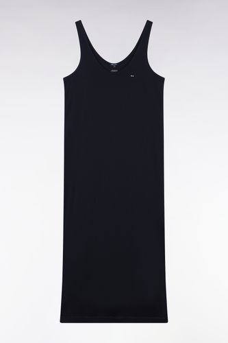 Robe Débardeur En Coton Pima Marine Coupe Droite - Eden Park - Modalova