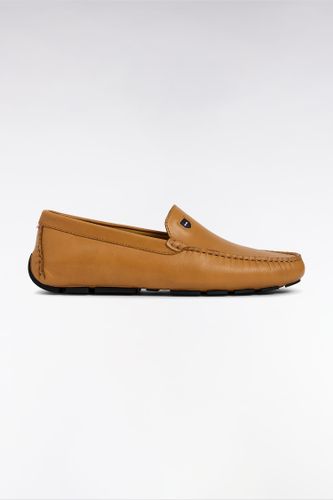 Mocassins En Croûte De Cuir Camel - Eden Park - Modalova