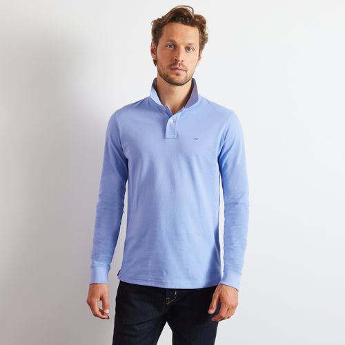 Polo Clair Uni En Piqué De Coton Stretch Old Ref Pp - Eden Park - Modalova