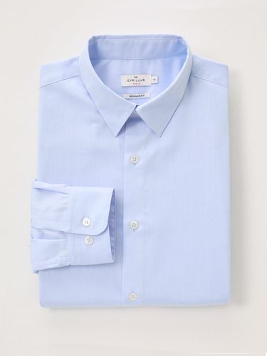 Chemise unie coton twill Regular Fit non iron - Cyrillus - Modalova