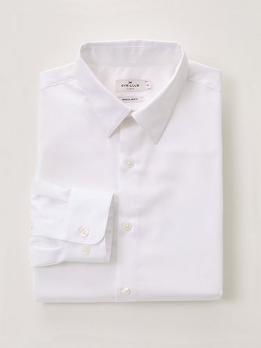Chemise unie coton twill Regular Fit non iron - Cyrillus - Modalova