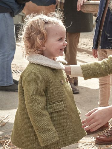 Manteau chic bébé en lainage - Cyrillus - Modalova