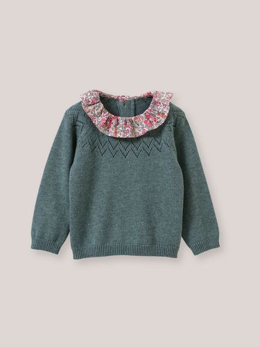 Pull col en tissu Liberty Babingdon Bébé - Cyrillus - Modalova