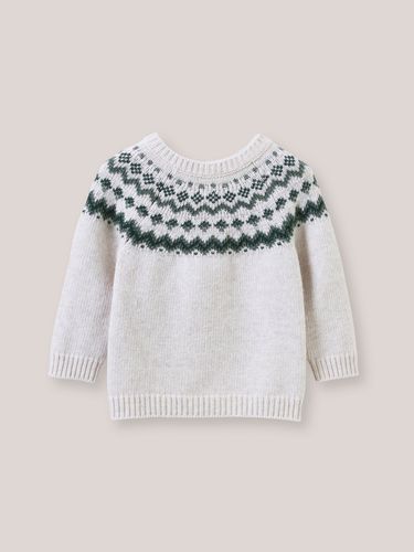 Pull jacquard Bébé en laine - Cyrillus - Modalova