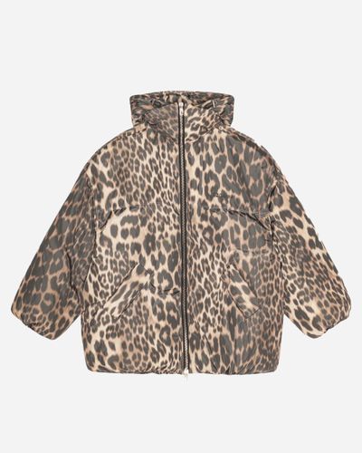 Leo Puffers Midi Jacket XL/XXL - Almond Milk - Ganni - Modalova