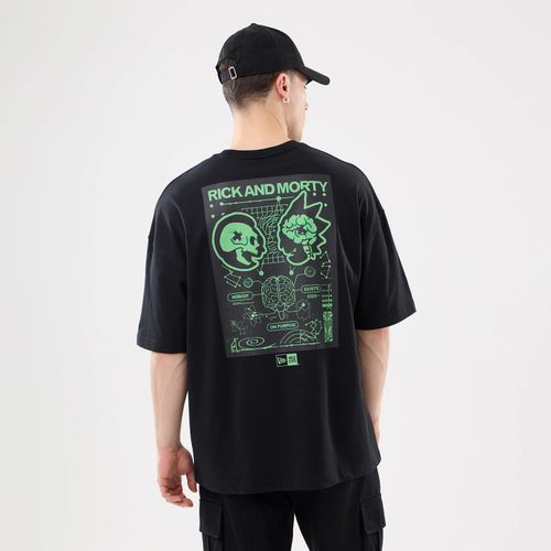 T-shirt Rick And Morty Noir unisex - New Era Cap - Modalova